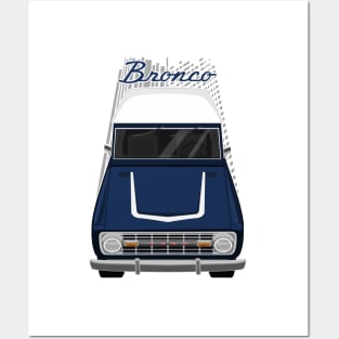 Ford Bronco 1st gen - Dark Blue Posters and Art